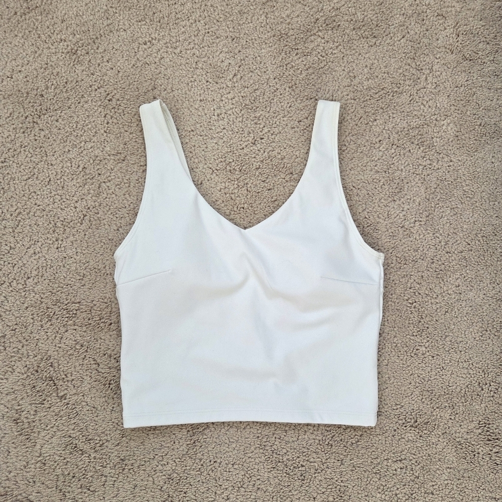 Amin White Sports Tank Size Xs